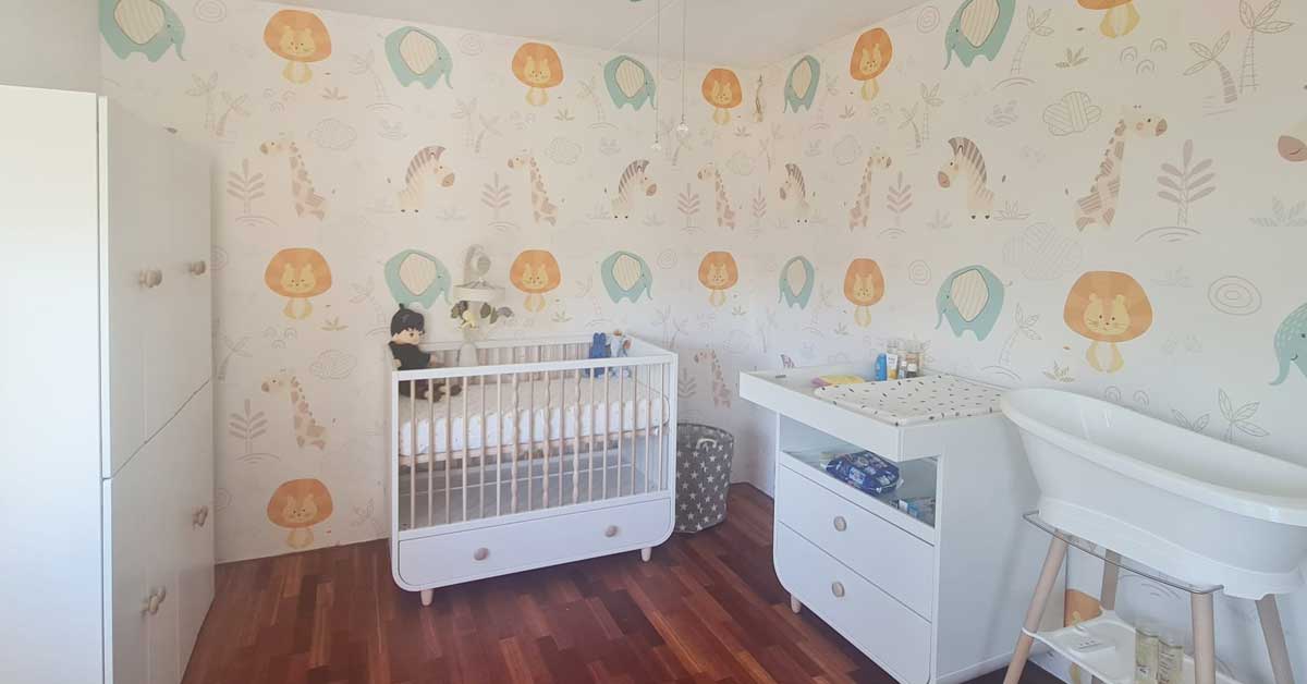 Patronen voor babykamers