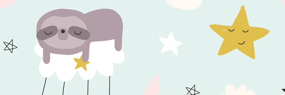 Behang met patronen voor baby’s Behang met patronen voor baby’s