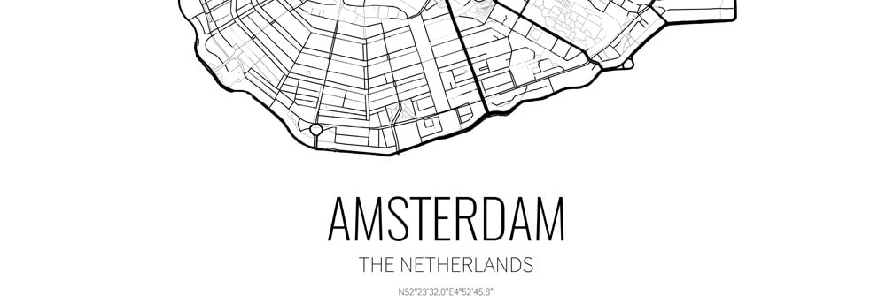Plattegronden & Kaarten behang Plattegronden & Kaarten behang