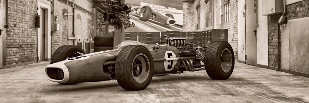Raceauto behang Raceauto behang