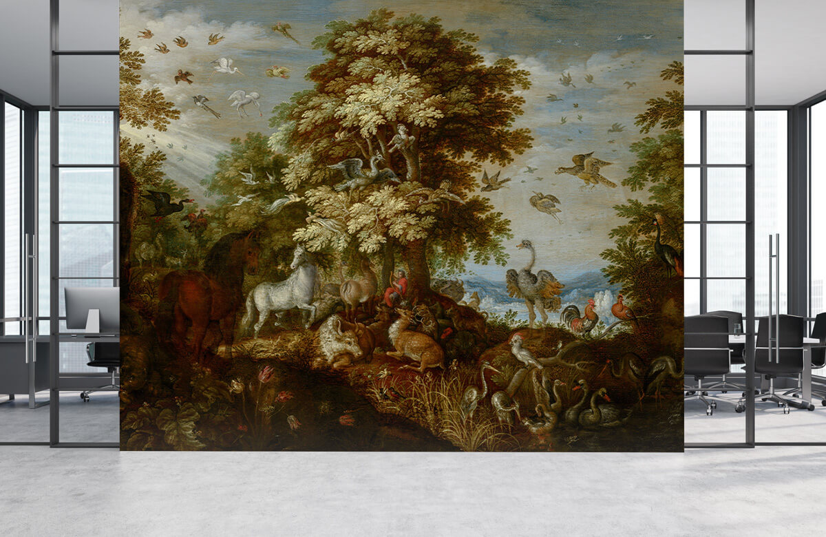 Rijksmuseum - Orpheus betovert de dieren met zijn muziek - Slaapkamer 3