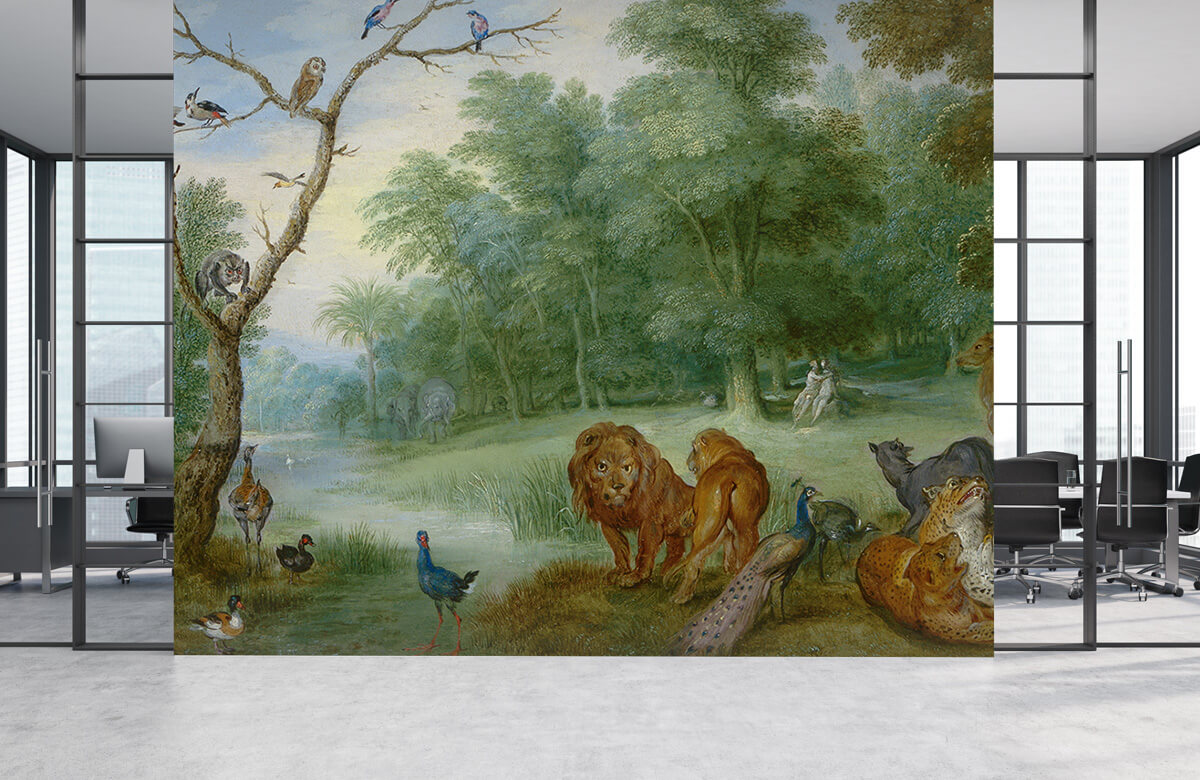Rijksmuseum - Het paradijs met de zondeval van Adam en Eva - Woonkamer 3