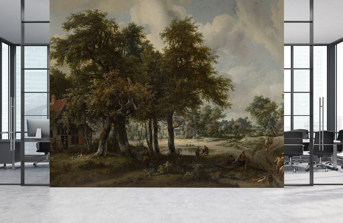 Rijksmuseum - Boslandschap met boerenhoeven - Slaapkamer 3