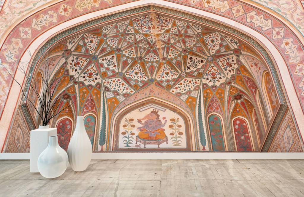 Monumenten - Rijk beschilderde Indiase boog  - Slaapkamer 8