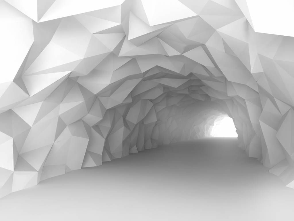 Puntige tunnel in 3D