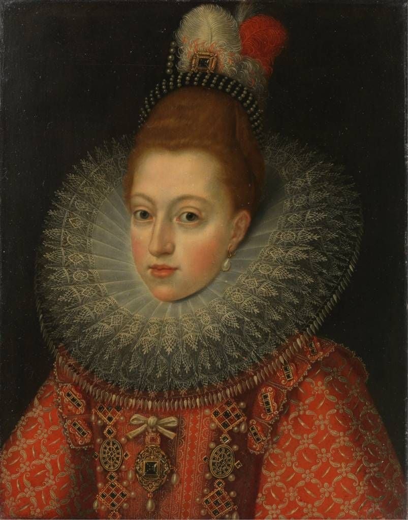 Portret van Margaretha van Oostenrijk
