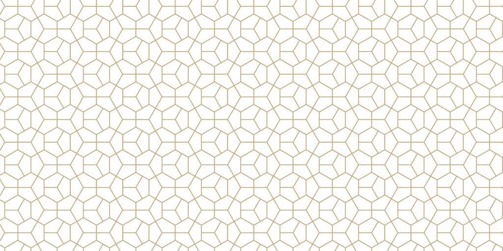 Gouden geometrisch patroon