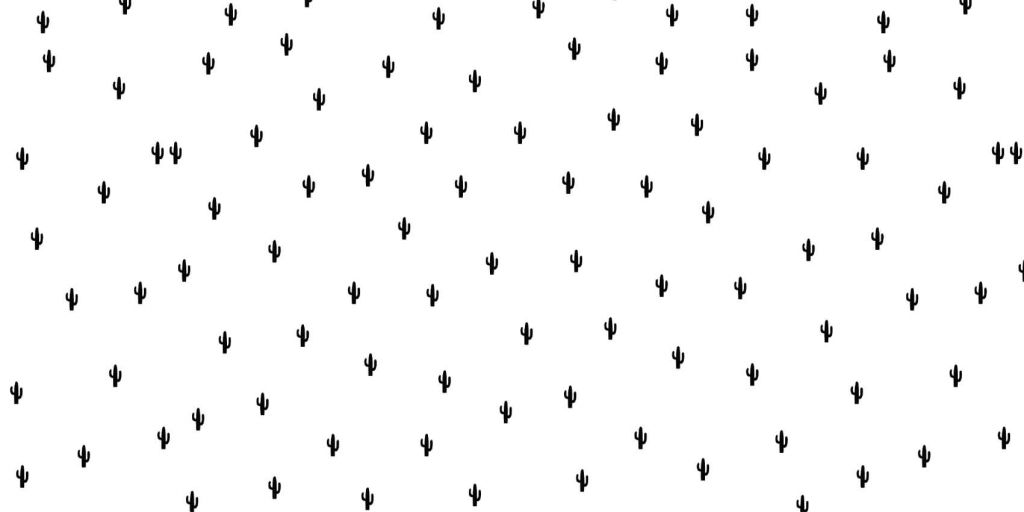 Cactussen in zwart-wit