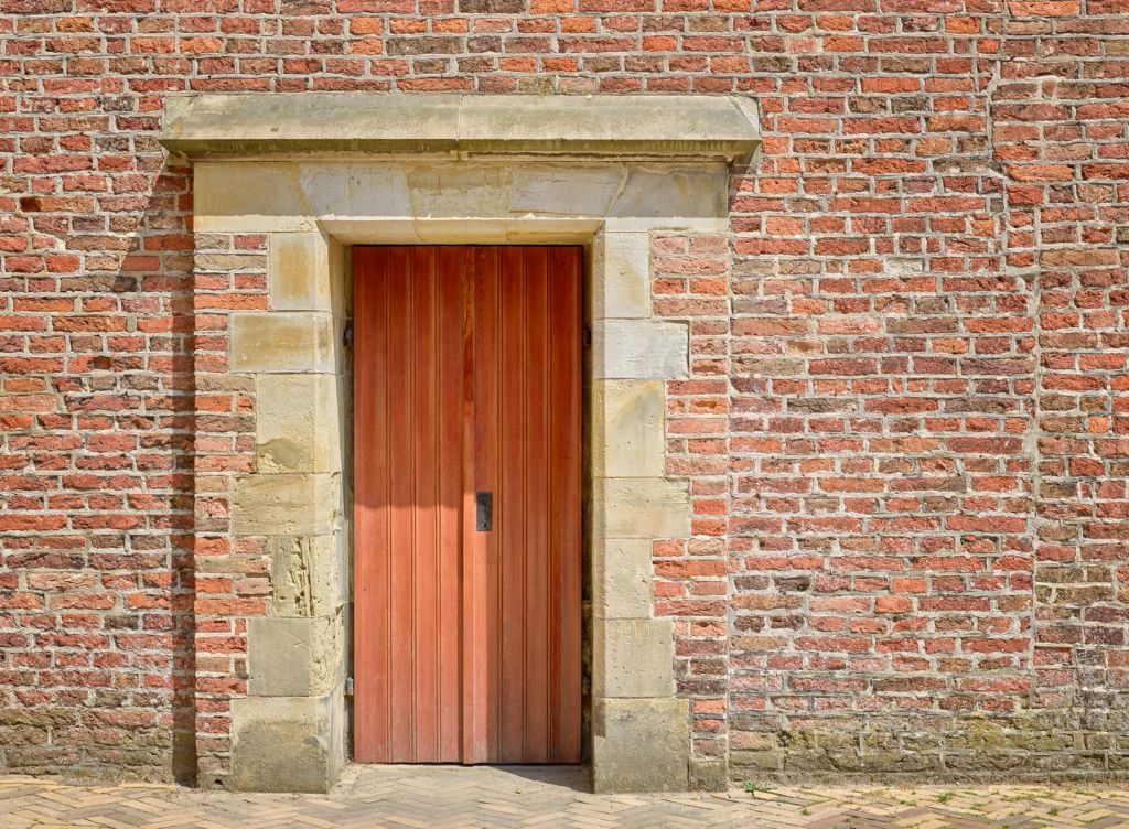 Poort met deur