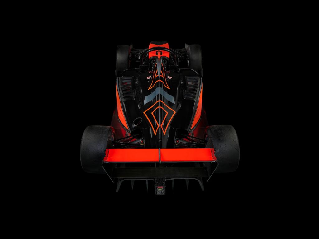 Formule 3 - Rear view - dark