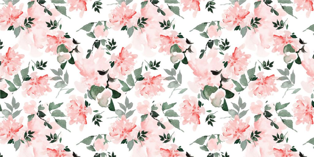 Waterverf bloemen