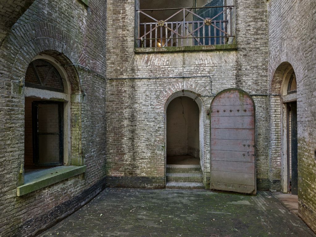 Binnenplaats oud gebouw