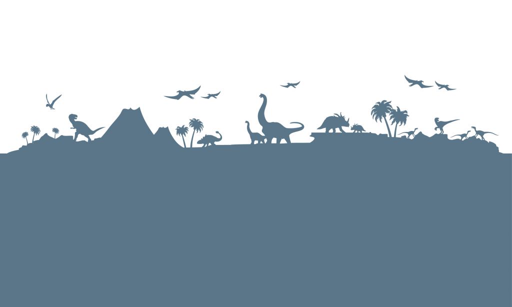 Dino silhouetten