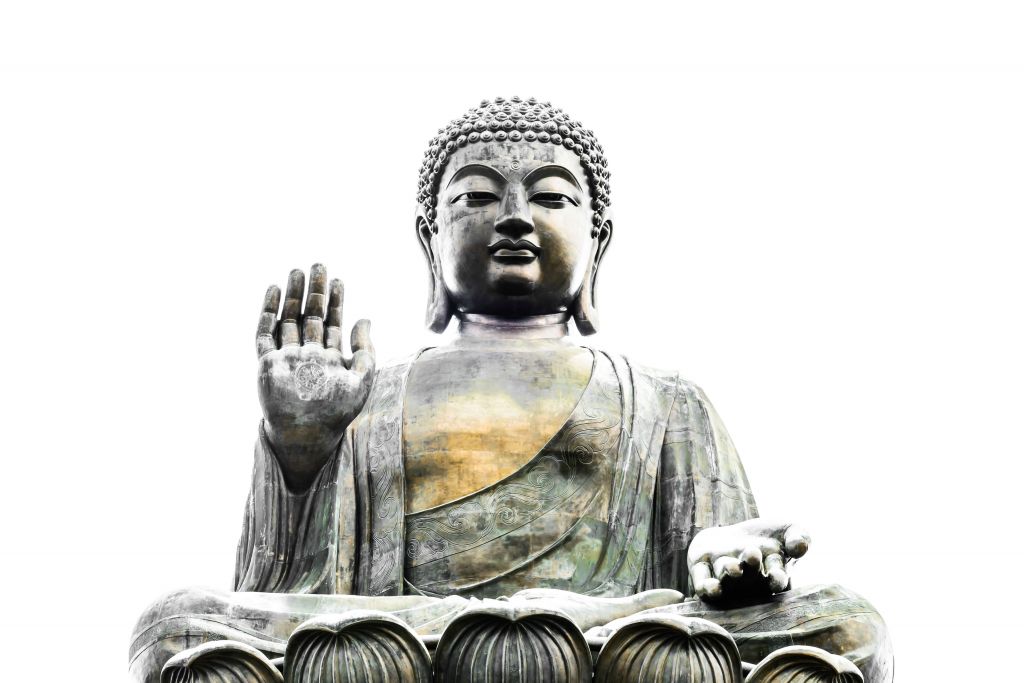 Buddha beeld in Hong Kong