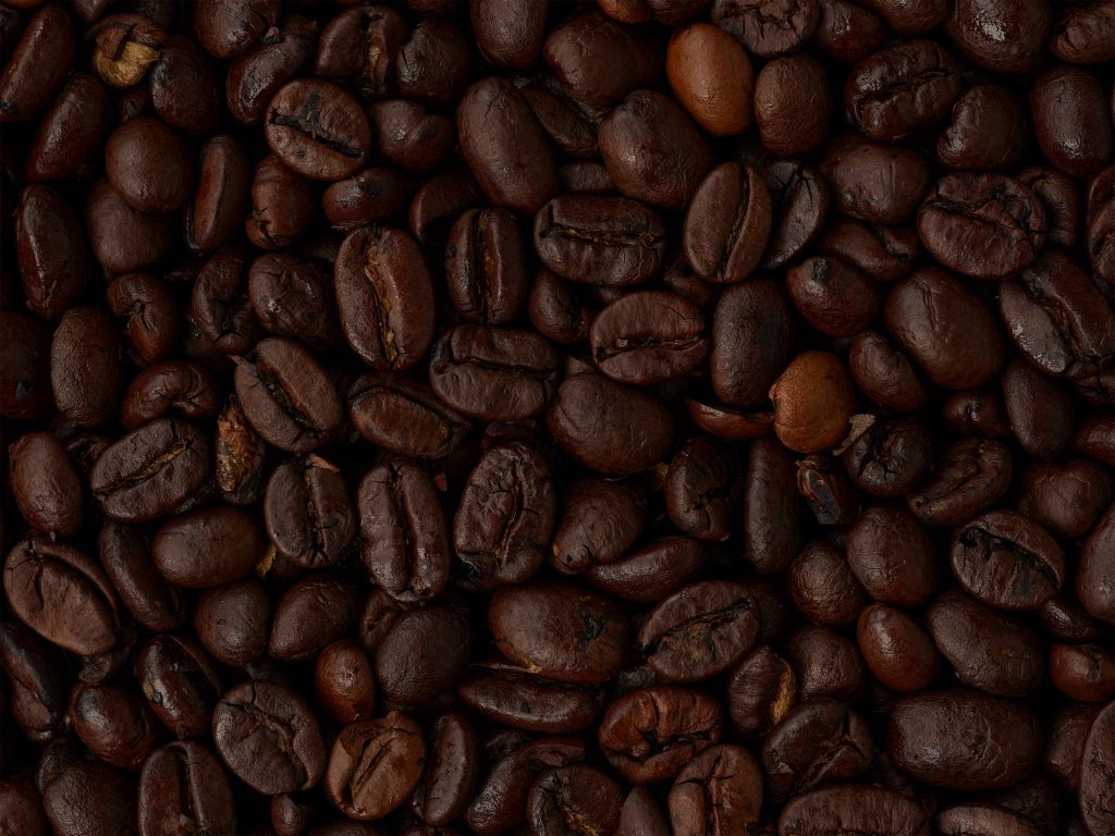 Koffiebonen close up