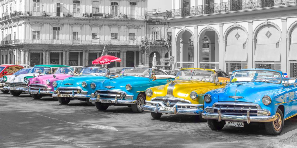Traditionele Cubaanse auto's
