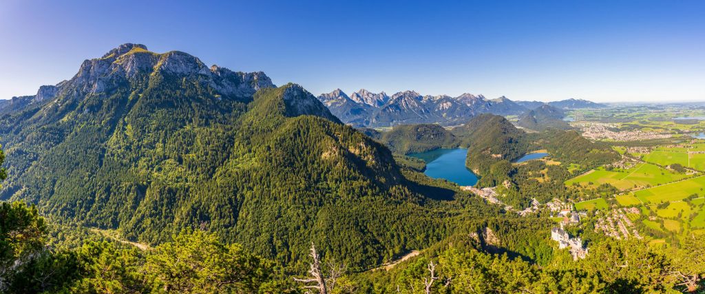 Panorama van Schwangau