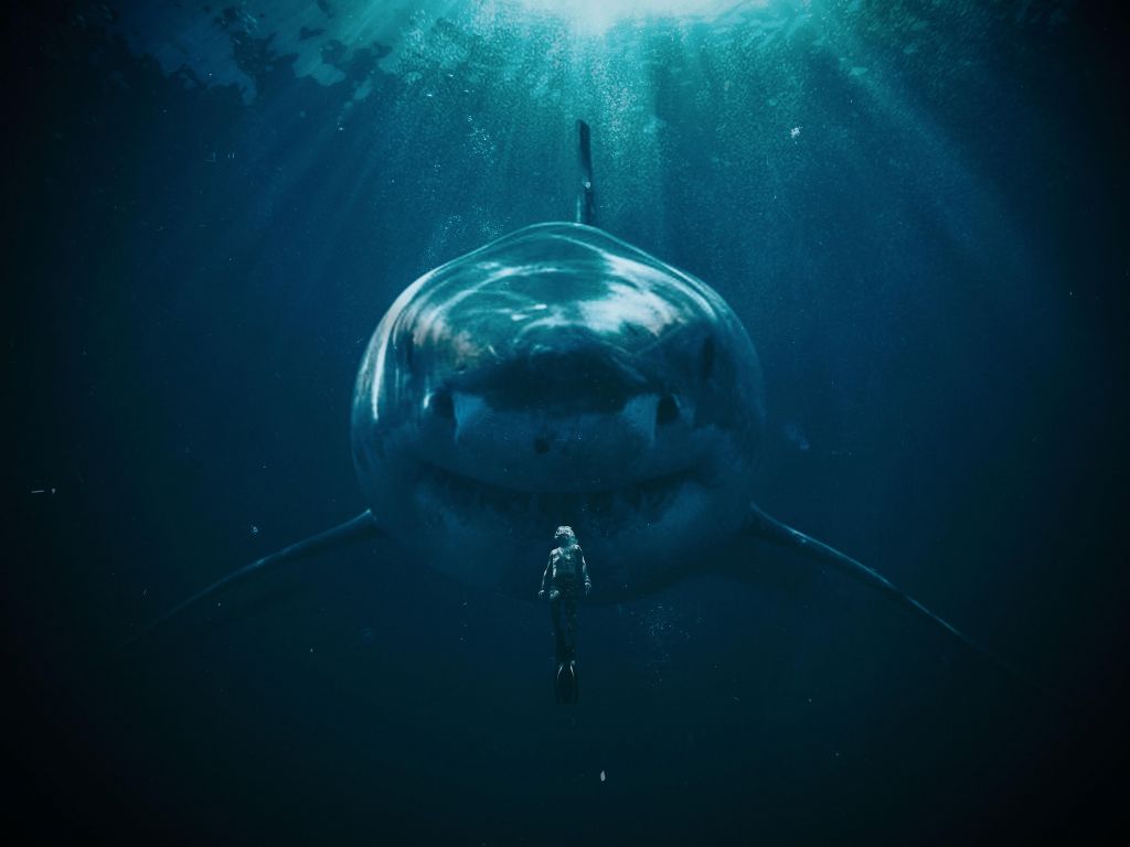 Een grote haai