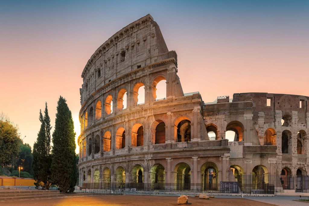 Colosseum bij zonsopgang