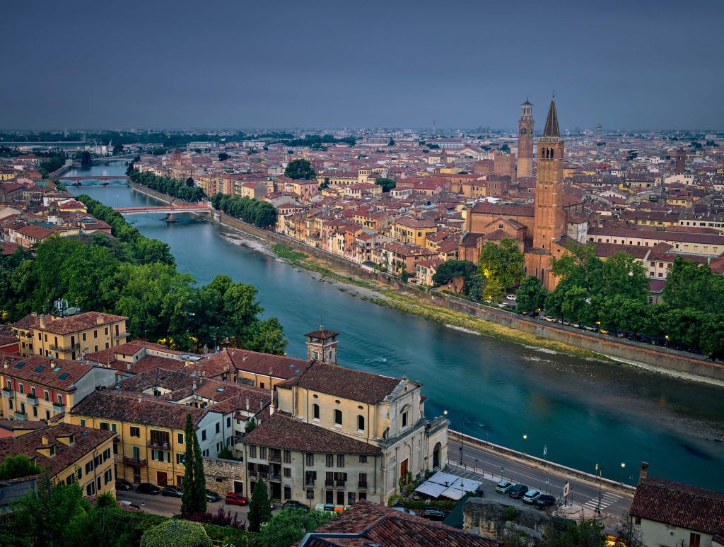 Uitzicht op Verona