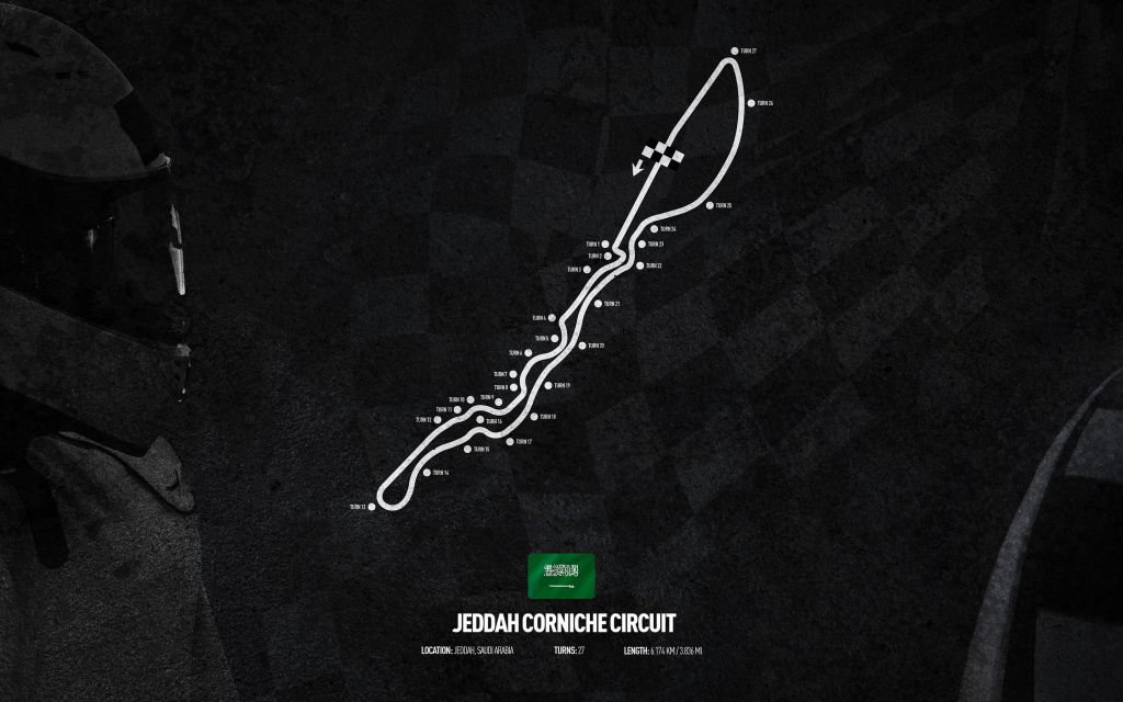 Formule 1 circuit - Jeddah Circuit - Saudi Arabia