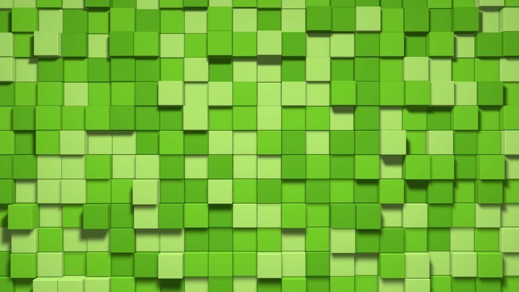 3D Minecraft blokken van gras