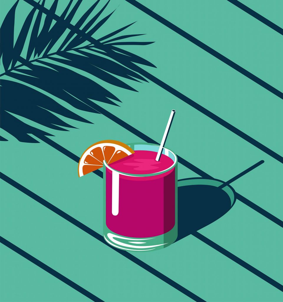Roze cocktail