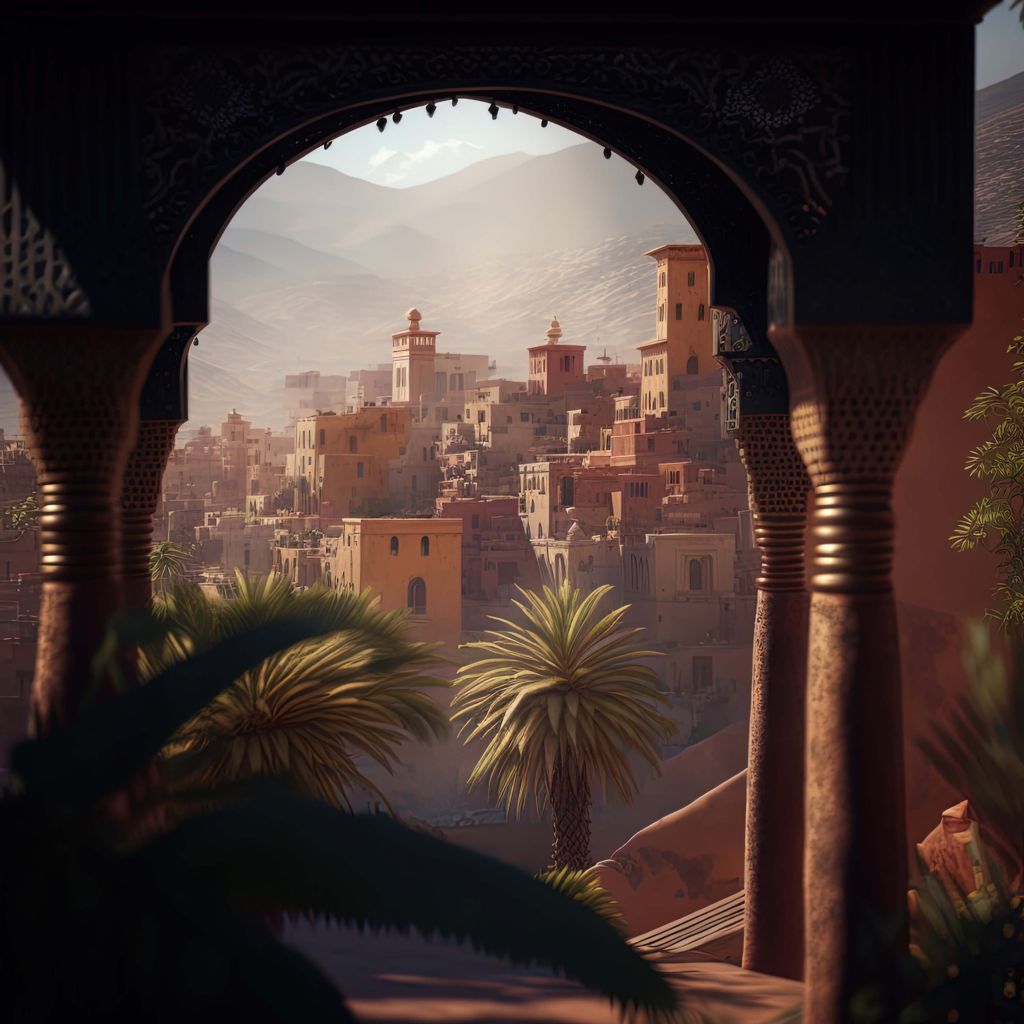 Uitkijk op Marokko