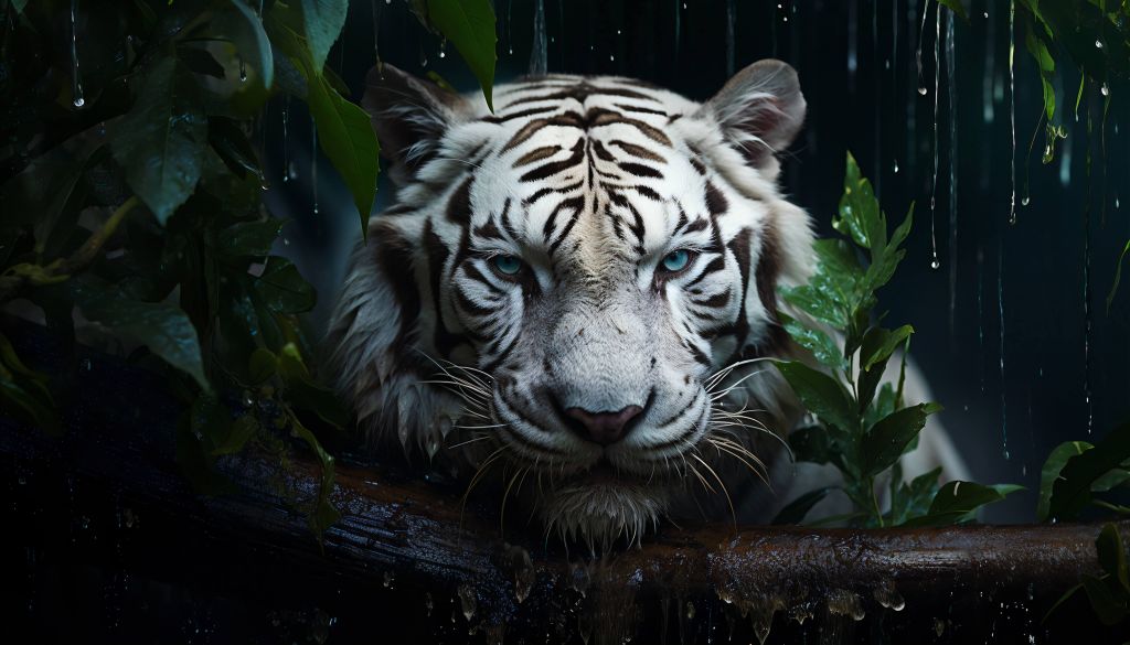The Big and Rare White Tiger
