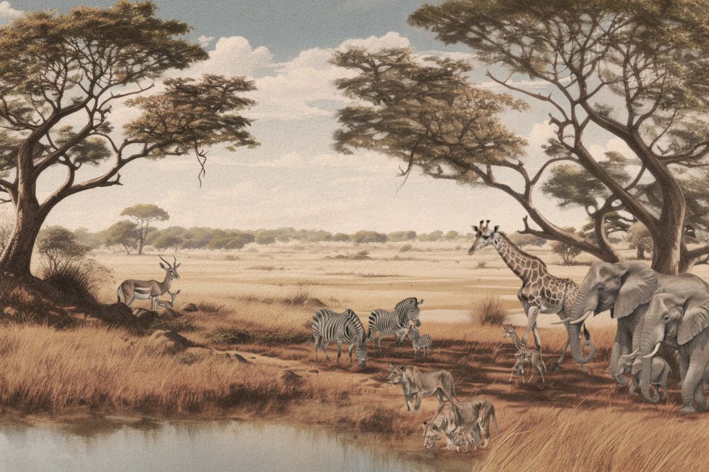Safari landschap