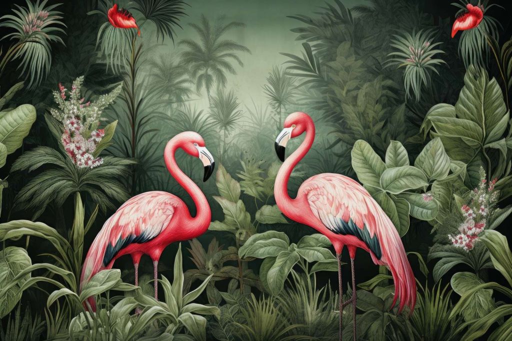 Flamingo’s Florale Oase