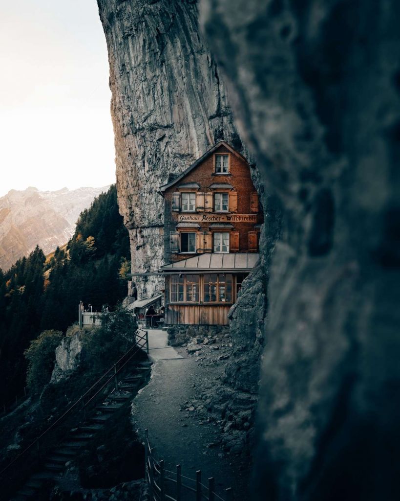 Berghut in de Alpen