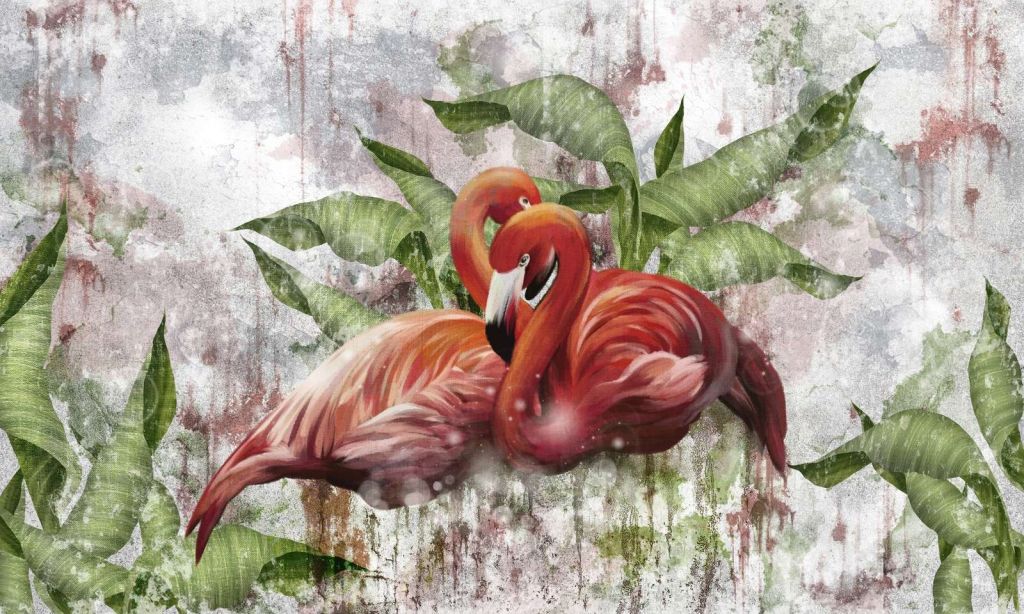 Flamingo Liefdesduet