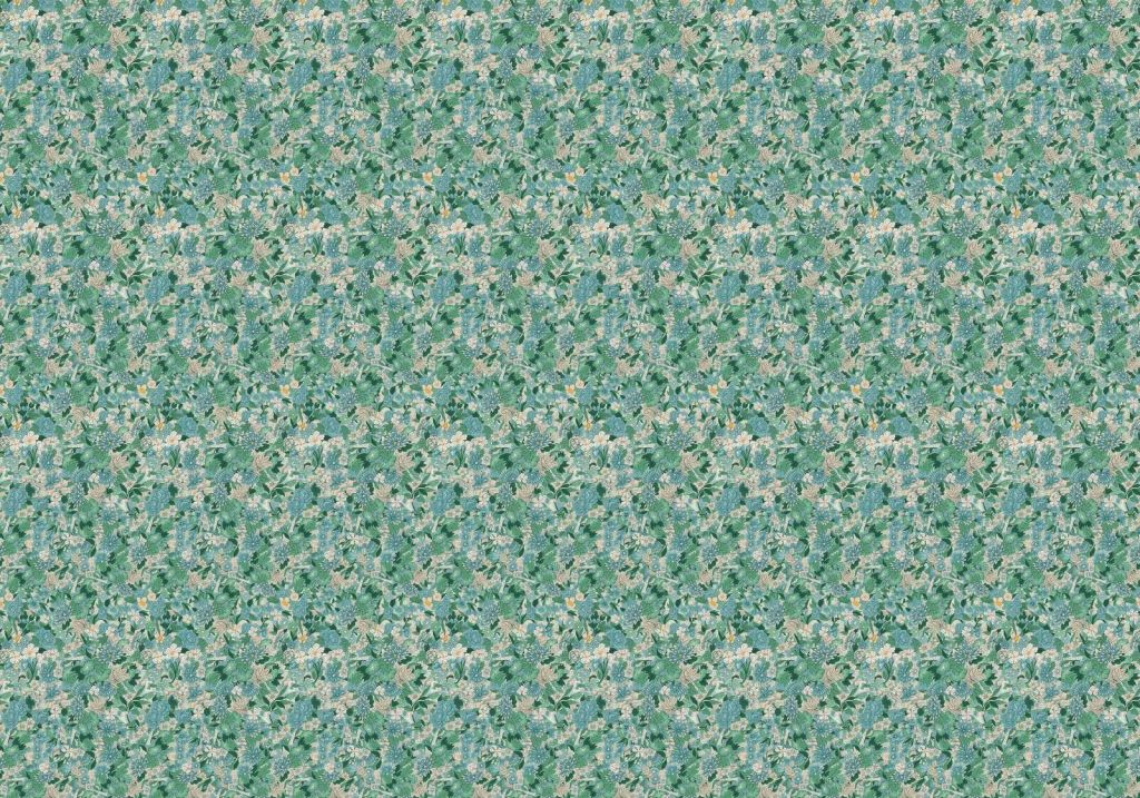 Floral Blossom Green