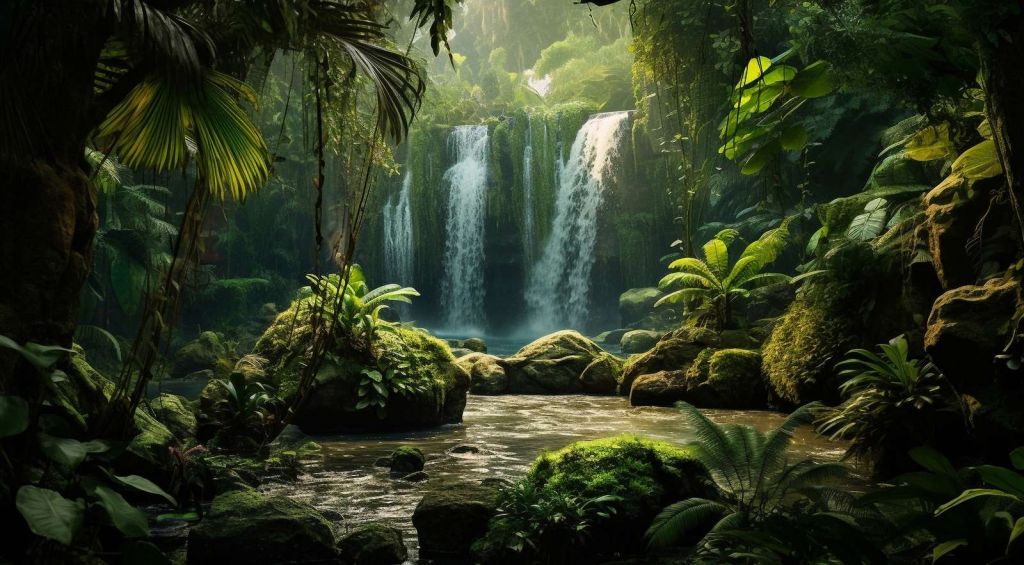 Fluisterende Jungle Waterval
