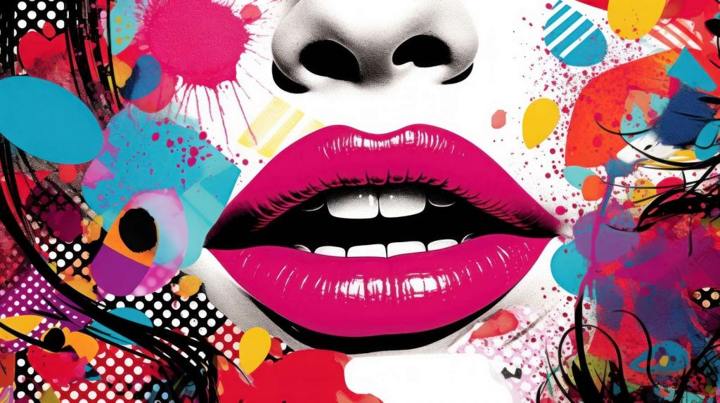 Pop Art Lippen