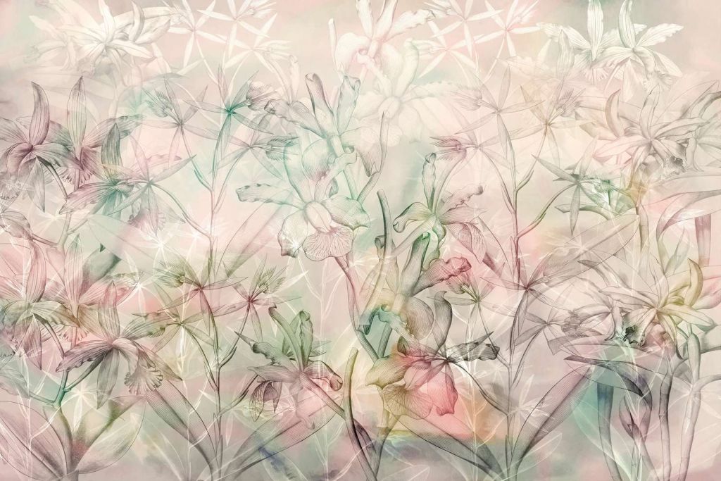 Orchid Mirage in Soft Pastels