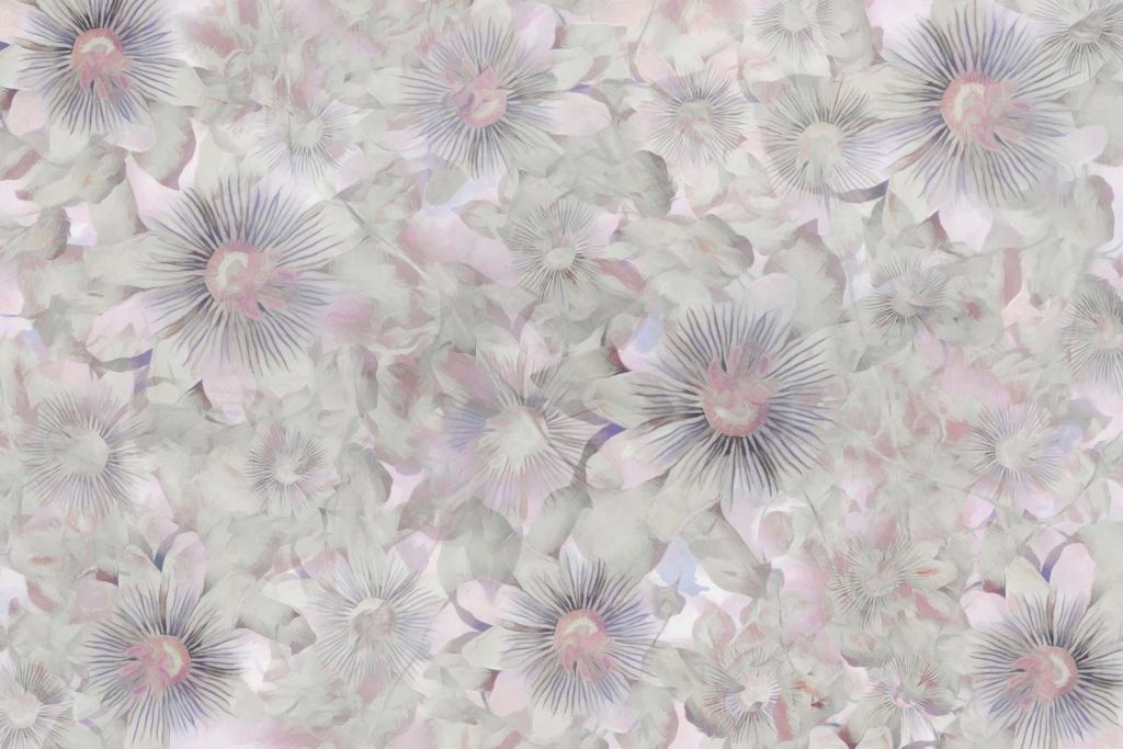 Botanical Watercolor Elegance Lilac Dawn