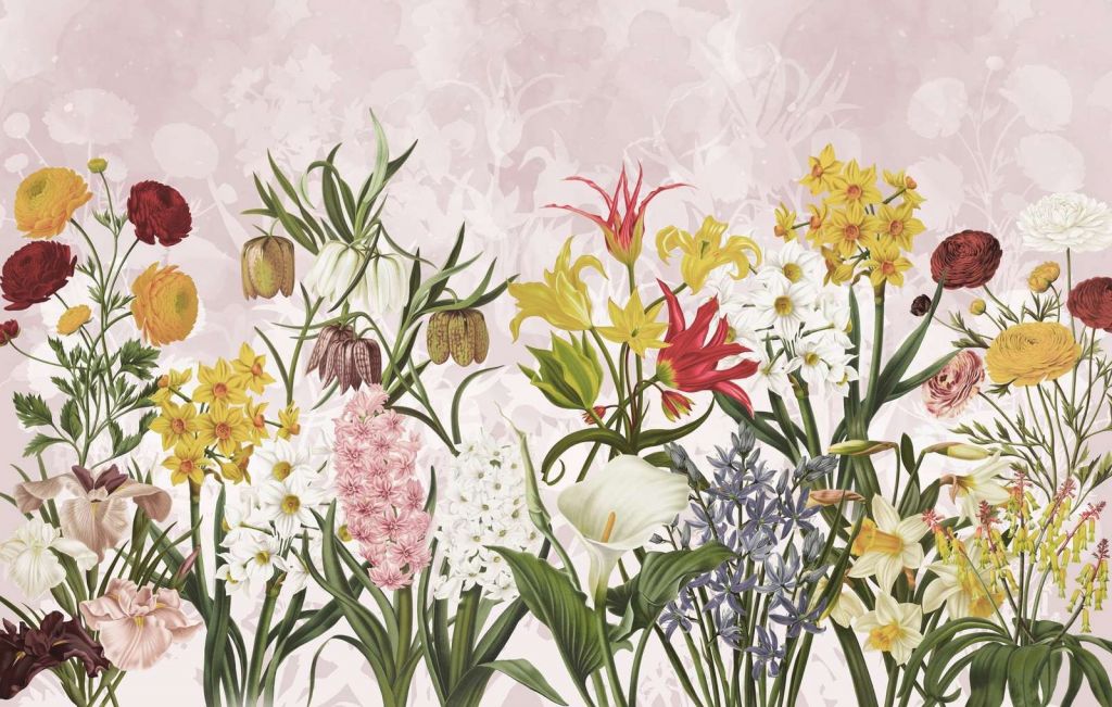 Spring Flowers - Blush Petal Pink