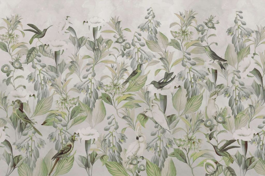 Ethereal Birdsong Blossom - Verdant Symphony