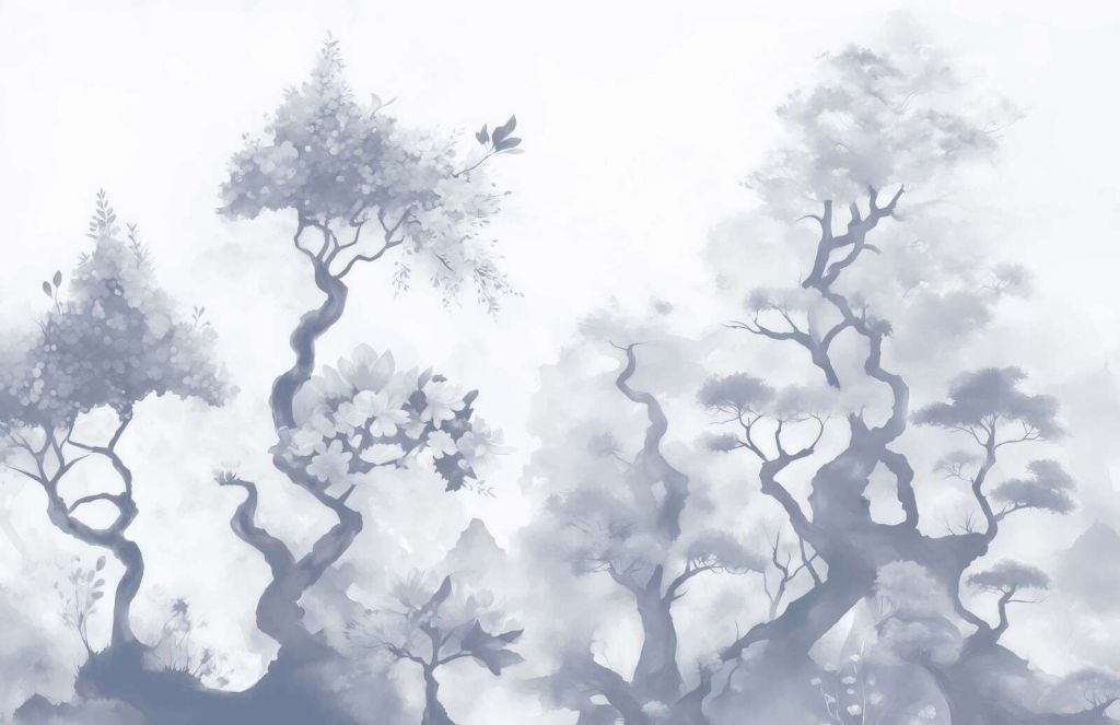 Blooming trees Brown