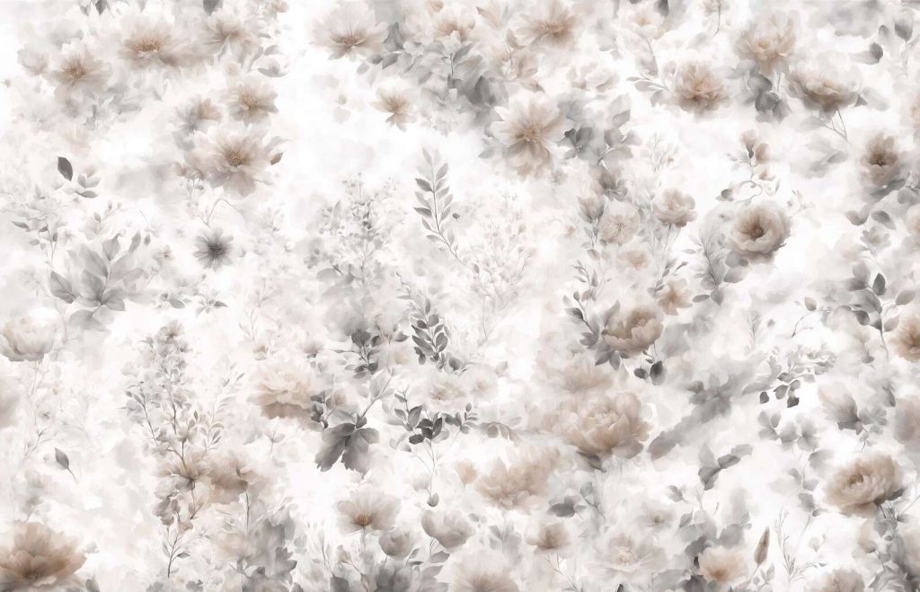 Delicate floral mood Brown