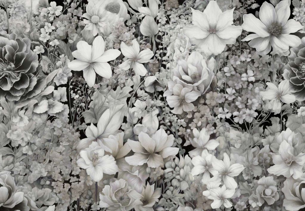 Flower festivalSEAMLESS Beige