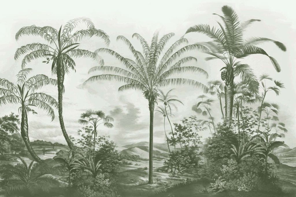 Romantic Tropics Green