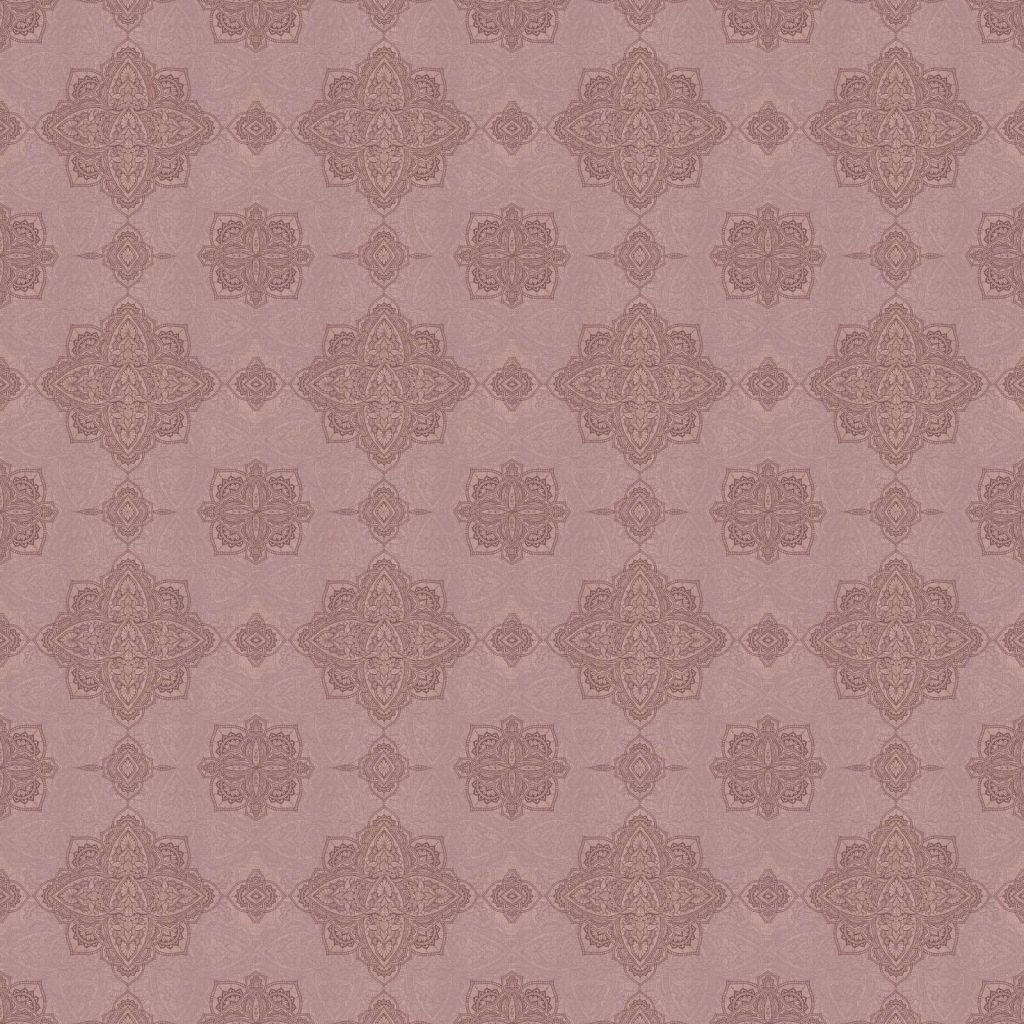 Mauve oosters medaillonpatroon