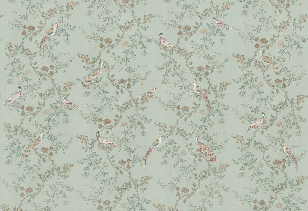 Fazanten in sierlijke ranken