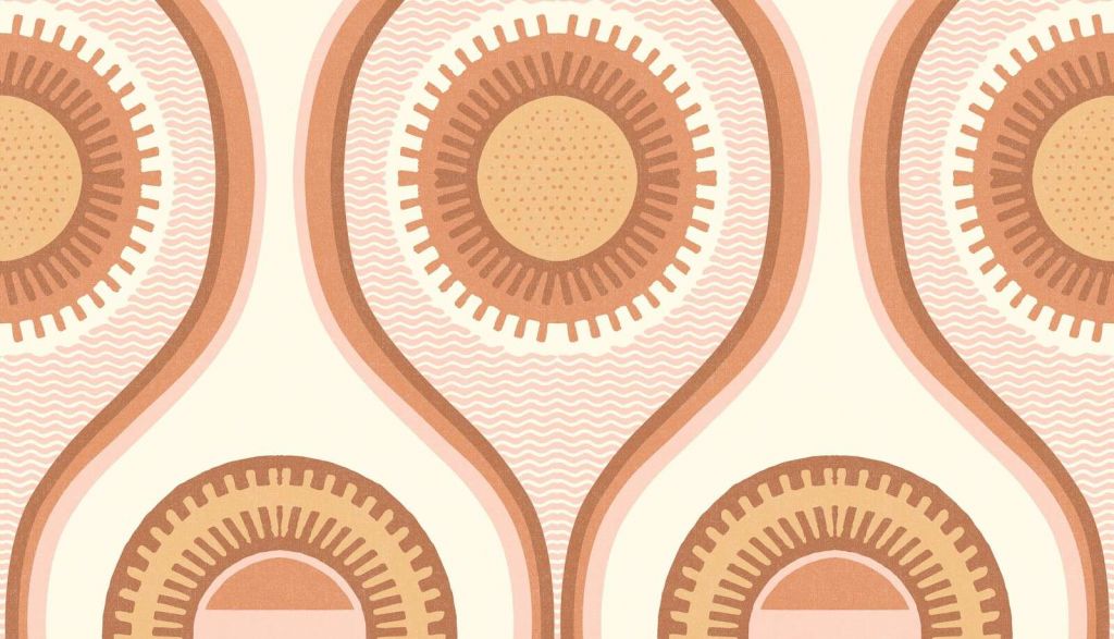 Zonnewerveling in retro pastel