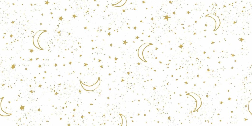 Gouden nachtlicht op wit