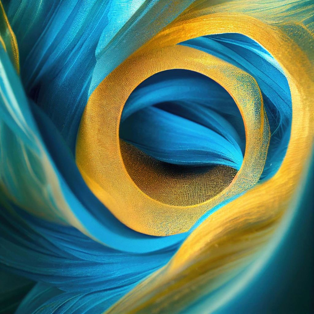 Macro Blue morning glory Flower