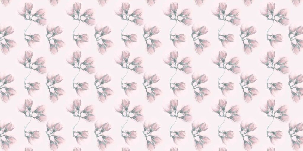 Zachte magnoliatakken op poederroze